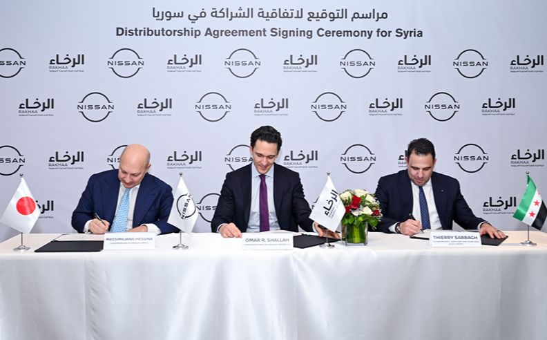 عودة نيسان إلى سوريا عبر شراكة استراتيجية مع الرخاء للتجارة