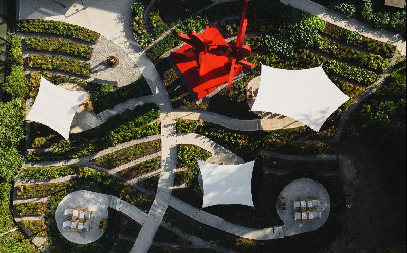 Whimsical garden restaurant blooms at the Dolder Grand