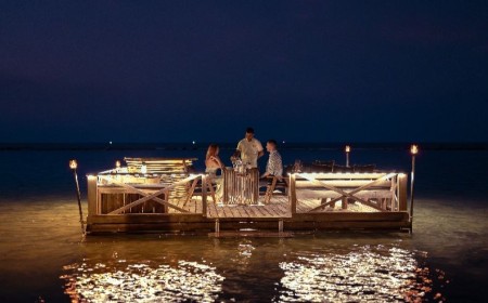 Sun Siyam Pasikudah Launches the Only Floating Ocean Dining Platform on the Waters of Pasikudah Bay