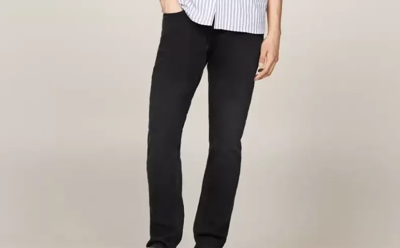 Black Straight Fit Jeans