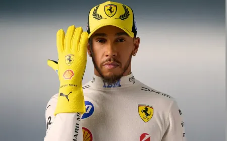Lewis Hamilton Inspired Ferrari and PUMA Collection Brings Racing Style to Life
