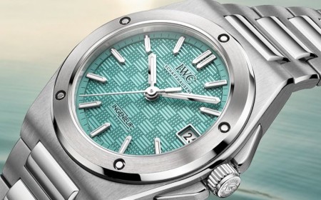 New Pool Dial Color Gives the Ingenieur Automatic 35 a Vibrant Expression