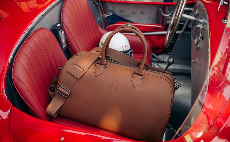 Maserati Weekend Bag x Poltrona Frau In Motion - Limited Edition Launch