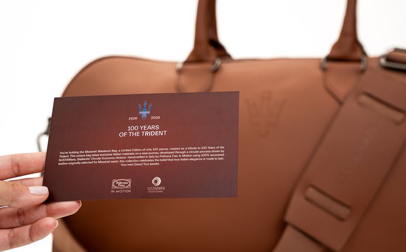 Maserati and Poltrona Frau Create Exclusive Weekend Bag Collection