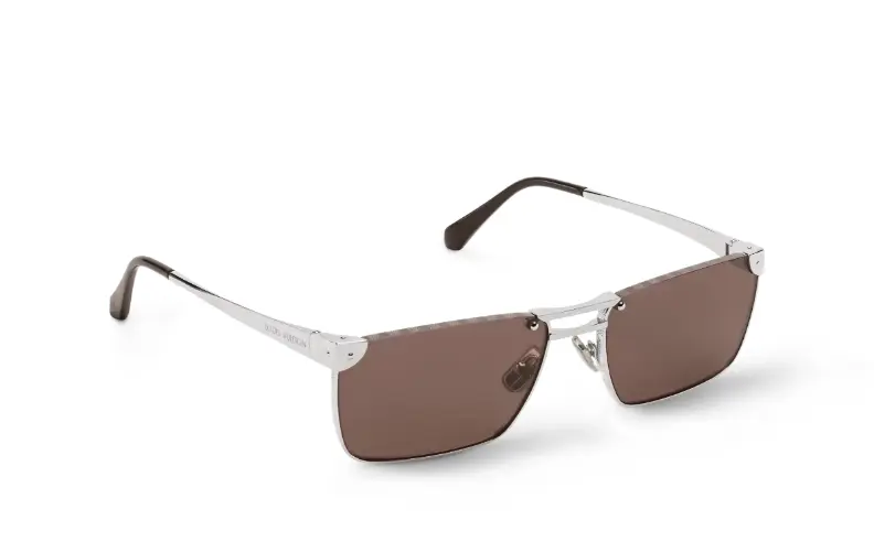 LV Heritage Metal Low Square in Silver