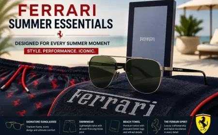 Ferrari Summer Essentials That Bring Luxury Style to Every Escape