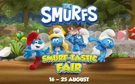 Catch The Smurfs Live in Action for a Summer of Fun Summer Fun Continues at The Galleria Al Maryah Island with Exciting Live Shows featuring The Smurfs