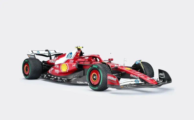 Ferrari SF25 LH بتفاصيل مستوحاة من أحدث سيارات السباق