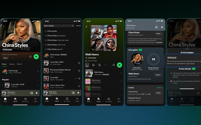 Spotify Artist Identity and AI Trust