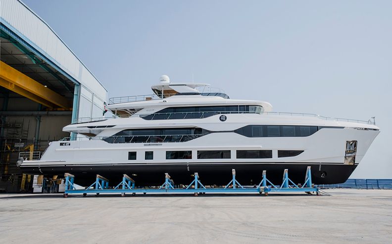 New Majesty 120 Superyacht Takes to the Water