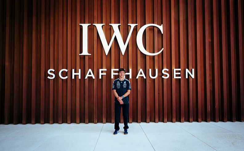 Kimi Antonelli Visits IWC Schaffhausen for the First Time