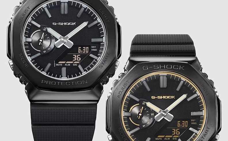 G-SHOCK LUXE BLACK ترتقي بأيقونة 2100 إلى مستويات جديدة من الفخامة