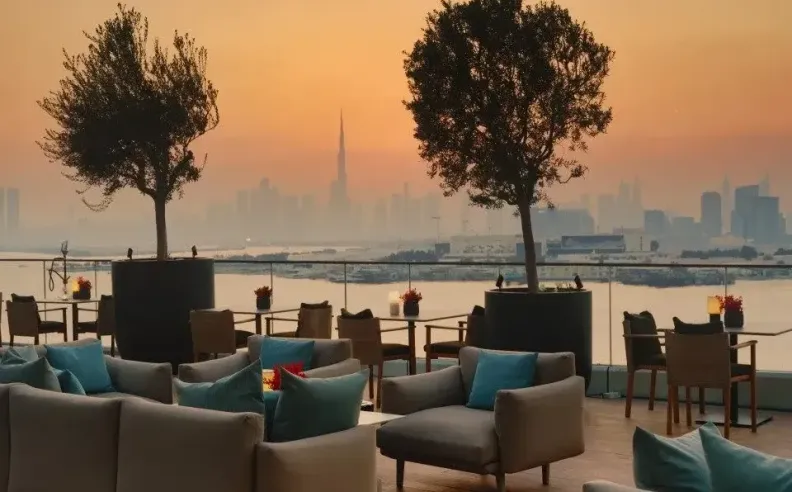 غروب دبي من Luma Pool Lounge