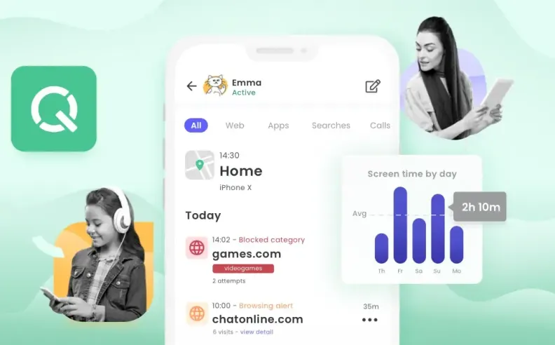 Qustodio لرقابة أكثر تفصيلًا
