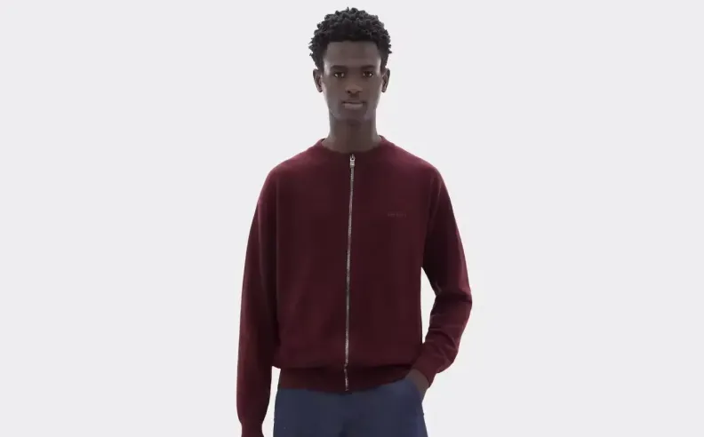 Wool and Cashmere Zip-Up Jumper Brings Refined Winter Comfort