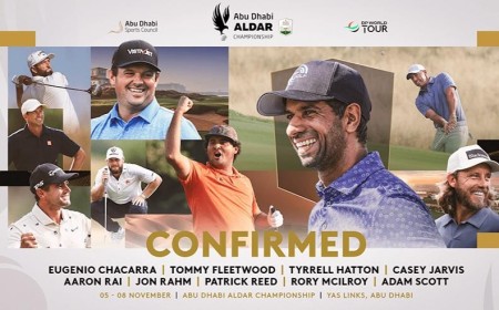 Race to Dubai leader Chacarra headlines top five confirmed for Abu Dhabi Aldar Championship