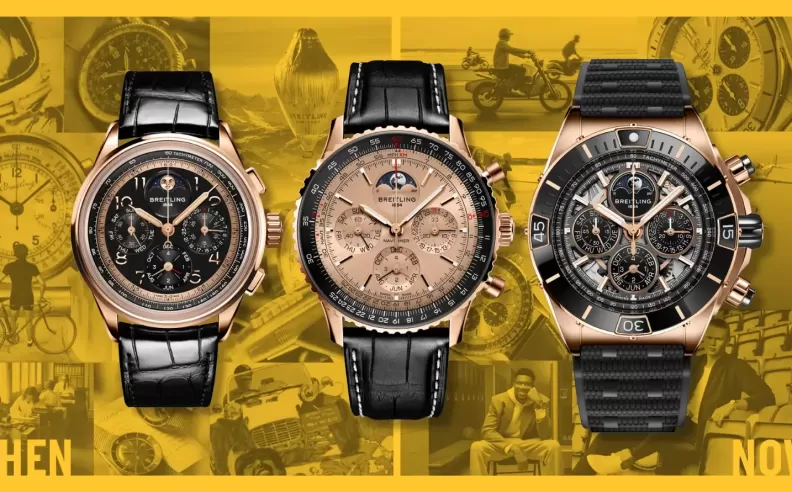 Breitling continues its “140 Years of Firsts” celebrations with a new debut: its first exclusive perpetual calendar chronograph movement