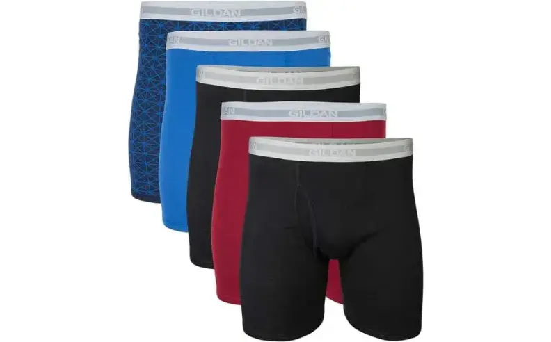 Gildan Boxer Briefs: الراحة الاقتصادية