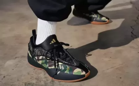 استمتع مزيج الاداء والاناقة مع Adidas x BAPE Dame 9