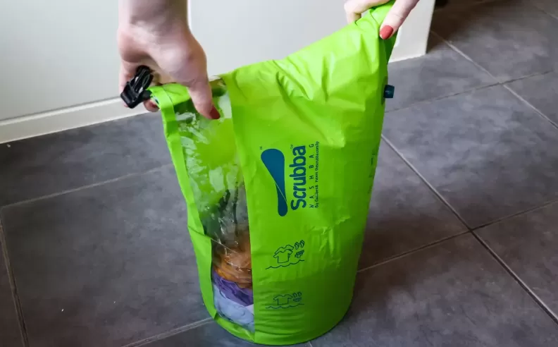 Using a Dry Bag for Laundry