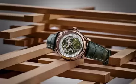 Timeless Nature Themed Classic Worldtimer Manufacture Limited Edition