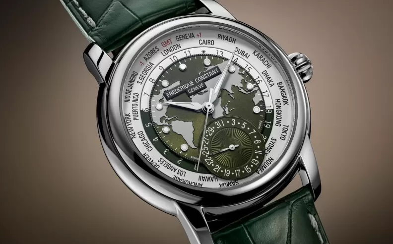 A Unique Green Edition in the Classic Worldtimer Collection