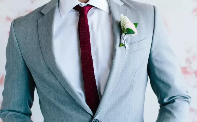 The Appeal of the Grey Suit with Red Shirt Combination