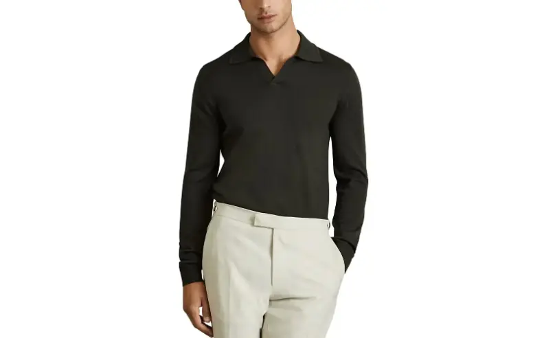 Open-Collar Sweaters for a Modern Touch