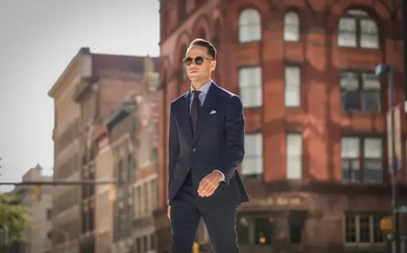 The Classic Navy Suit