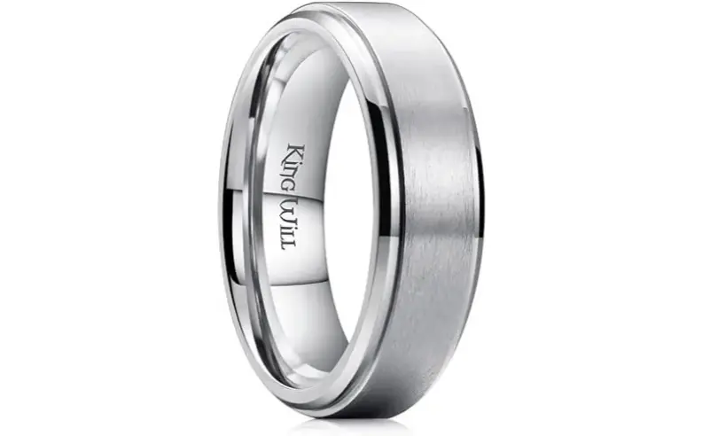 Commitment in Style: King Will Titanium Wedding Ring