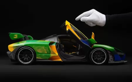 Get Your Exclusive 1:8-Scale McLaren Senna Model with Ayrton Senna's Iconic Livery
