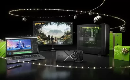 استمتع بافضل اداء وقوة مع GeForce RTX في موسم العطلات مع تقنيات الذكاء الاصطناعي المتقدمة