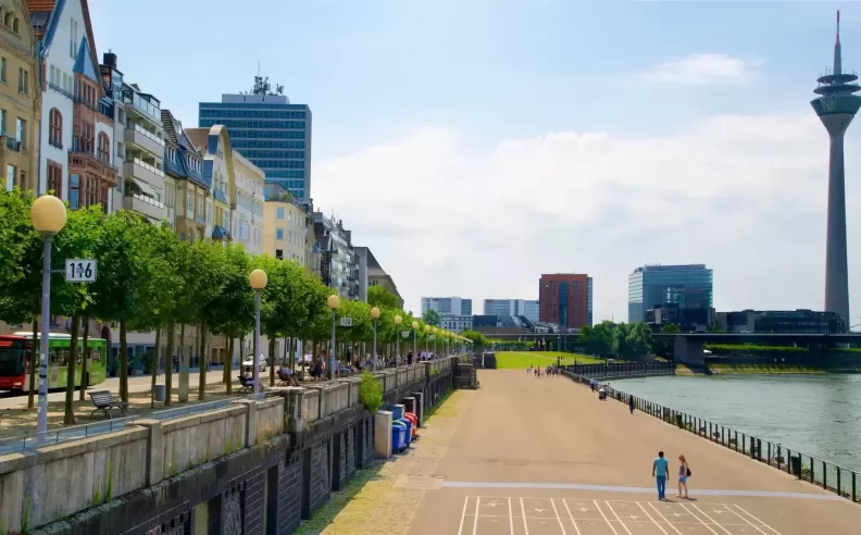 Rhine Embankment Promenade: Scenic Strolls Along the River