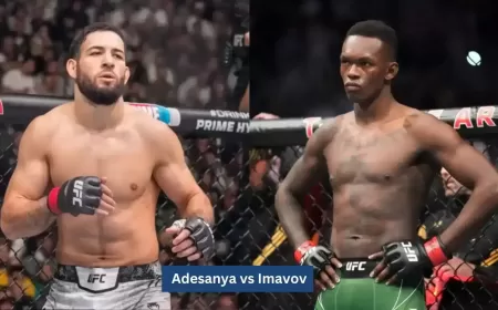 UFC FIGHT NIGHT RIYADH - Adesanya vs. Imavov: A Highly Anticipated Showdown