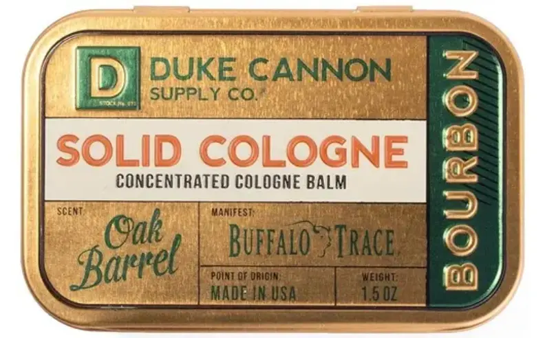 Duke Cannon Solid Cologne Bourbon