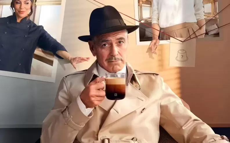 George Clooney Becomes Detective George in the New Nespresso TV Ad