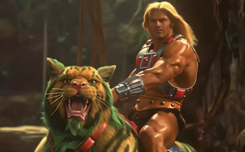 AI Reimagines He-Man with a 1950s Twist