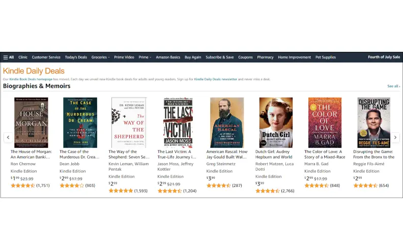 Finding the Best Kindle Book Deals