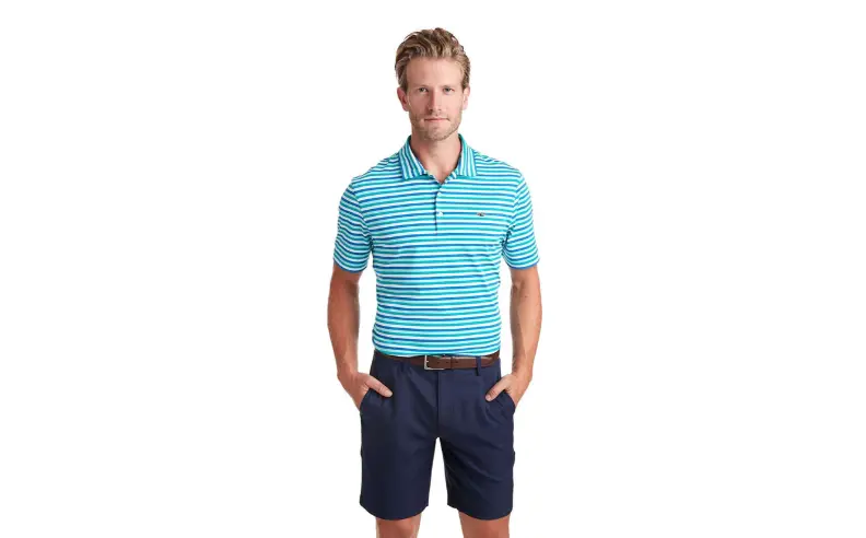 The Gill Stripe Sankaty Polo by Vineyard Vines