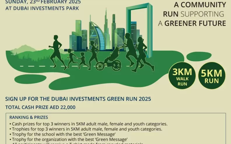 Dubai Investments Highlights Sustainability and Fitness in Its Annual Run