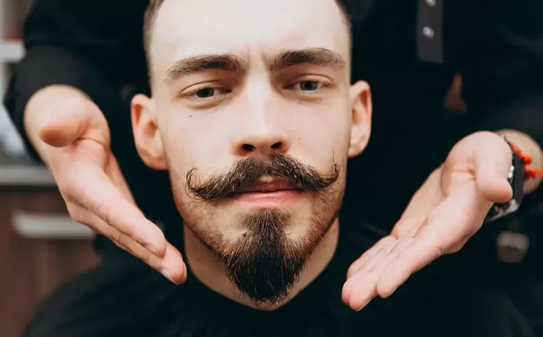 Choosing the Right Mustache for a Triangle Face