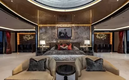 Inside the World’s Most Extravagant Yacht Owner’s Suites