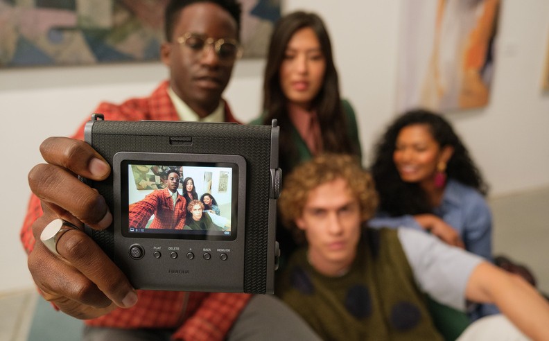 Fujifilm debuts new WIDE format film with a metallic, dark gradient frame