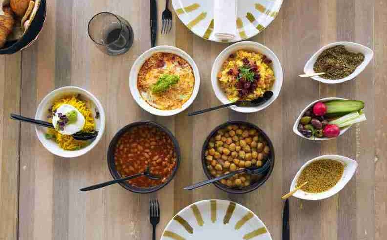 A Refined Emirati-Inspired Breakfast