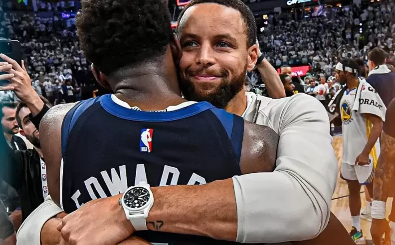 Steph Curry's Court-Side Flex with IWC