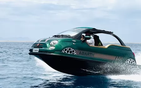 Abarth Launches Limited-Edition Offshore Boat at Top Marques Monaco