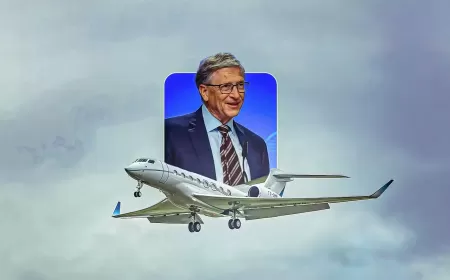 Inside Bill Gates Private Jet Collection: Flying with Purpose in 2025