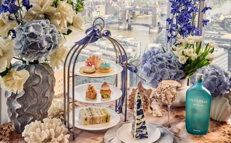 Afternoon Tea In The Clouds With Papa Salt Gin at Shangri-La The Shard, London