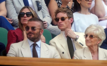 Eddie Redmayne Brings OMEGA Elegance to Wimbledon Championships