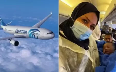 Born in the Clouds: Baby Gets a Lifetime Ticket from EgyptAir